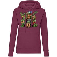 Blondie & Brownie Hoodie Damen Turtles Hoodie mit Kapuze von Blondie & Brownie