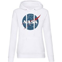 Blondie & Brownie Hoodie Damen Vintagenasa Hoodie Nasa Rakete mit kapuze von Blondie & Brownie