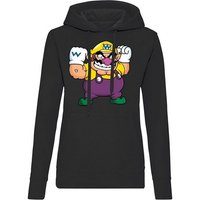 Blondie & Brownie Hoodie Damen Wario Mario Luigi Yoshi Super Retro Konsole Hoodie mit Kapuze von Blondie & Brownie