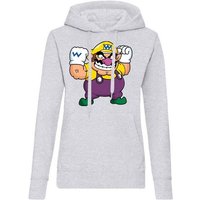 Blondie & Brownie Hoodie Damen Wario Mario Luigi Yoshi Super Retro Konsole Hoodie mit Kapuze von Blondie & Brownie