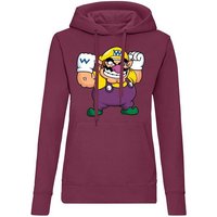 Blondie & Brownie Hoodie Damen Wario Mario Luigi Yoshi Super Retro Konsole Hoodie mit Kapuze von Blondie & Brownie