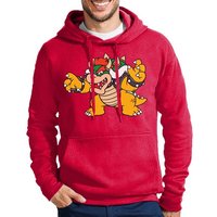 Blondie & Brownie Hoodie Herren Bowser Mario Yoshi Luigi Game Gamer Gaming Konsole Retro mit Kapuze von Blondie & Brownie