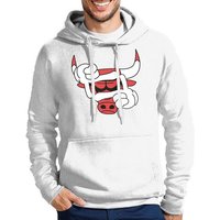 Blondie & Brownie Hoodie Herren Bulls Eye Auge Stier Bullen Pullover Mit Kapuze von Blondie & Brownie