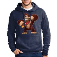 Blondie & Brownie Hoodie Herren Donkey Kong Gorilla Affe Retro Konsole Mit Kapuze von Blondie & Brownie