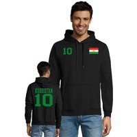 Blondie & Brownie Hoodie Herren Kurdistan Sport Hoodie Pullover Trikot Fußball Mit Kapuze von Blondie & Brownie