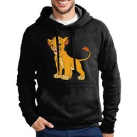 Blondie & Brownie Hoodie Herren Simba Könige der Löwen Logo Löwe Mit Kapuze von Blondie & Brownie