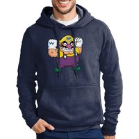 Blondie & Brownie Hoodie Herren Wario Mario Gumba Luigi Yoshi Gaming Super Retro Mit Kapuze von Blondie & Brownie