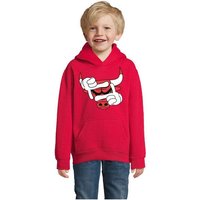 Blondie & Brownie Hoodie Kinder Jungen & Mädchen Bulls Eye Auge Stier Bullen Pullover mit Kapuze von Blondie & Brownie