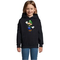 Blondie & Brownie Hoodie Kinder Jungen & Mädchen Luigi Super Retro Konsole Mario Peach Yoshi mit Kapuze von Blondie & Brownie