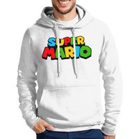 Blondie & Brownie Hoodie Super Mario Retro Gamer Gaming Konsole Spiele Computer mit Kapuze von Blondie & Brownie