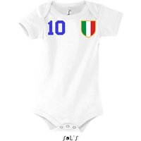 Blondie & Brownie Strampler Italien Kinder Baby Sport Trikot Body Fussball Meister WM EM von Blondie & Brownie
