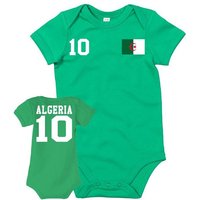 Blondie & Brownie Strampler Kinder Algerien Algeria Sport Trikot Fußball Weltmeister WM Afrika von Blondie & Brownie