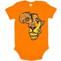 Blondie & Brownie Strampler Kinder Baby African Lion Afrika Löwe Raubkatze Kontinent Katze von Blondie & Brownie