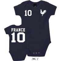 Blondie & Brownie Strampler Kinder Baby Frankreich France Sport Trikot Fußball Weltmeister EM von Blondie & Brownie