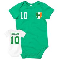 Blondie & Brownie Strampler Kinder Baby Irland Sport Trikot Fußball Handball Weltmeister WM EM von Blondie & Brownie