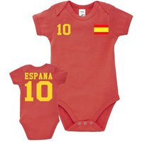 Blondie & Brownie Strampler Kinder Baby Spanien Spain Sport Trikot Body Fussball Meister WM Copa von Blondie & Brownie