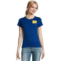 Blondie & Brownie T-Shirt Damen Arbeitsplatz Büro Fun Lustig Geschenk Arbeit Home Office Folder von Blondie & Brownie