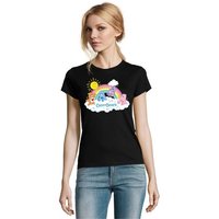Blondie & Brownie T-Shirt Damen Glücksbärchis Sun Care Bears Hab-Dich-lieb Wolkenland von Blondie & Brownie