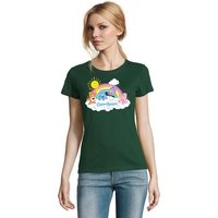 Blondie & Brownie T-Shirt Damen Glücksbärchis Sun Care Bears Hab-Dich-lieb Wolkenland von Blondie & Brownie