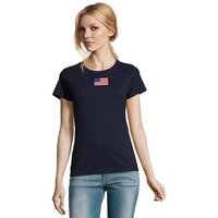 Blondie & Brownie T-Shirt Damen Nartion USA Vereinigte Staaten von Amerika Army Peace Air Force von Blondie & Brownie