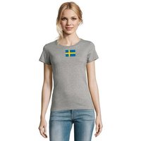 Blondie & Brownie T-Shirt Damen Schweden Ukraine USA Army Armee Nato Peace Air Force von Blondie & Brownie