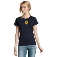 Blondie & Brownie T-Shirt Damen Selenskyj Ukraine Army Ukraina Armee Nato Peace Print von Blondie & Brownie