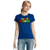 Blondie & Brownie T-Shirt Damen Super Mario Retro Gamer Gaming Konsole Spiele von Blondie & Brownie