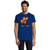 Blondie & Brownie T-Shirt Herren Donkey Kong Gorilla Affe Retro Konsole von Blondie & Brownie