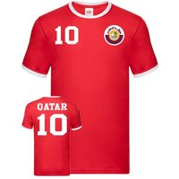 Blondie & Brownie T-Shirt Herren Katar Qatar Sport Trikot Fußball Weltmeister Meister WM von Blondie & Brownie