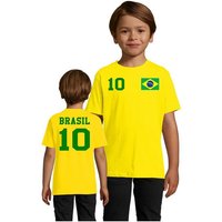 Blondie & Brownie T-Shirt Kinder Brasilien Sport Shirt Trikot Fussball Meister Copa von Blondie & Brownie