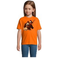 Blondie & Brownie T-Shirt Kinder Donkey Diddy Kong Spiele Konsole Nerd Super Retro von Blondie & Brownie