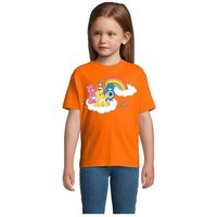 Blondie & Brownie T-Shirt Kinder Glücksbärchis Care Bears Hab-Dich-lieb Bärchis Wolkenland von Blondie & Brownie