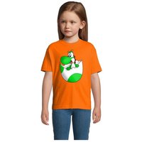 Blondie & Brownie T-Shirt Kinder Jungen & Mädchen Baby Yoshi Ei Mario Konsole Gaming von Blondie & Brownie