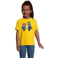 Blondie & Brownie T-Shirt Kinder Mario & Luigi Bowser Super Retro Konsole Yoshi Game Gamer von Blondie & Brownie