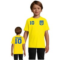 Blondie & Brownie T-Shirt Kinder Ukraine Ukraina Sport Trikot Fußball Meister WM Europa EM von Blondie & Brownie