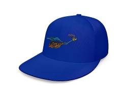 Blondie & Brownie Unisex Cap Snapback, Road Runner, Royalblau von Blondie & Brownie