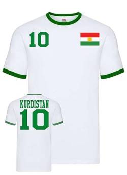 Fun Fan T-Shirt Herren Kurdistan Größe S von Blondie & Brownie