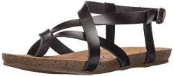 Blowfish Granola Damen-Sandalen, flach, Schwarz - Black Dyecut Pu - Größe 10 von Blowfish Malibu