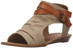 Blowfish Malibu Damen Balla Keilsandale, Desert Sand Rancher Leinwand/Dyecut, 39.5 EU von Blowfish Malibu