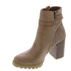 Blowfish Malibu Damen Winston Mode-Stiefel, Cremefarbener Kaffeebraun, 38 EU von Blowfish Malibu