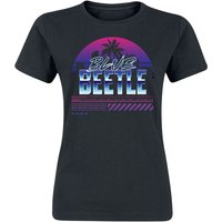 Blue Beetle - DC Comics T-Shirt - Palm Sunset - S bis XXL - für Damen - Größe L - schwarz  - Lizenzierter Fanartikel von Blue Beetle