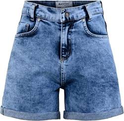 Blue Effect Girls High-Waist Short medium Blue 152 von Blue Effect