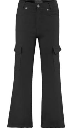 Blue Effect Mädchen Wide Leg Cargo Pant Slim fit, Größe:146, Farbe:schwarz von Blue Effect