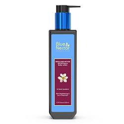 Blue Nectar Cocoa Butter Nargis Brightening Body Sunscreen Lotion with SPF 30 PA ++ - No Parabens, Silicones, Mineral Oil, Color (10 Ayurvedic Herbs, 200 ml) von Blue Nectar