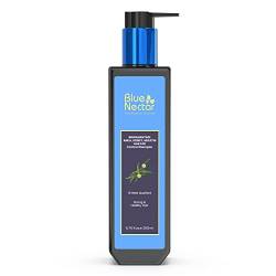 Blue Nectar Hair Fall Control and Healthy Scalp Hair Cleanser Shampoo for dry dull & damaged hair with Amla, Honey & Mulethi, Suitable for Colored Hair (200 ml) von Blue Nectar