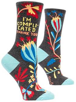 Blue Q Damen Socken - Statement Socken - I'm Complicated Gr. 37-42 von Blue Q