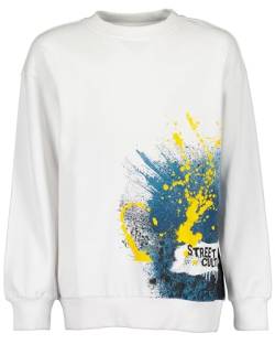 Blue Seven Teenager Jungen Sweatshirt Street 001 - Weiss 140 von Blue Seven