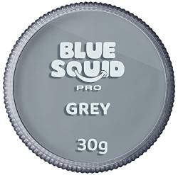 Blue Squid PRO Schminke Face Paint und Bodypaint - Klassische Grey (30g), Professionelle Gesichtsfarbe auf Wasserbasis, Gesichts- und Körperschminke für Erwachsene, Kinder, Fasching und SFX von Blue Squid