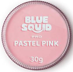Blue Squid PRO Schminke Face Paint und Bodypaint - Pastel Rosa (30g), Professionelle Tortenfarbe auf Wasserbasis, Gesichts- und Körperschminke für Erwachsene, Kinder, Fasching und SFX von Blue Squid