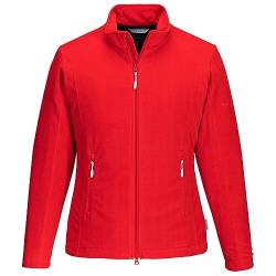 Blue Wave Damen Fleecejacke Leah mit Stehkragen - Jacke mit windfestem Tafetta-Innenfutter in Rot Größe 54 von Blue Wave